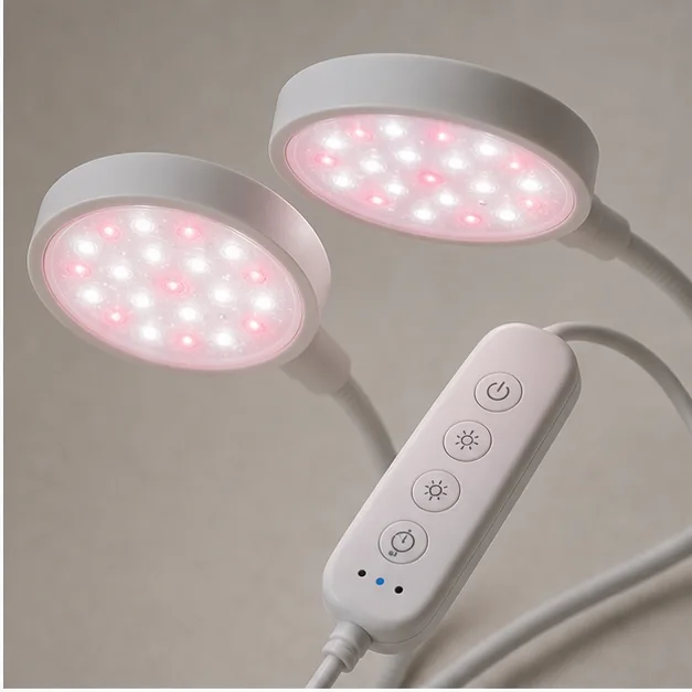 앙플랜트 식물등 LED 헤드와 조작부 상세